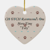 Bouvier des Flandres Keramikornament (Hinten)