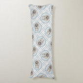 Bouvier des Flandres Painting Fawn Brindle Dog Kun Seitenschläferkissen (Vorderseite Vertikal)