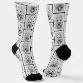 Bouvier des Flandres Painting Fawn Brindle Dog Kun Socken (Gewinkelt)