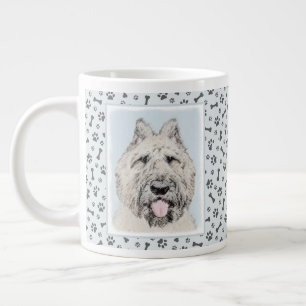Bouvier des Flandres Painting - Original Dog Art Jumbo-Tasse