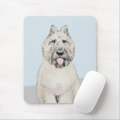 Bouvier des Flandres Painting - Original Dog Art Mousepad (Mit Mouse)