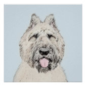 Bouvier des Flandres Painting - Original Dog Art Poster (Vorderseite)
