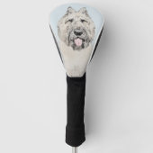 Bouvier des Flandres Painting - Original Hund Kuns Golf Headcover (Vorderseite)