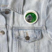 Bouvier Des Flandres Peace Button (Beispiel)