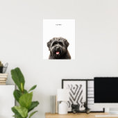 Bouvier Des Flandres Personalisiert Print Poster (Heimbüro)