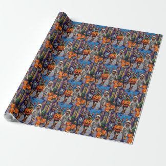 Bouvier des Flandres Trick-or-Treating Halloween Geschenkpapier
