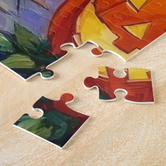 Bouvier des Flandres Trick-or-Treating Halloween Puzzle (Seite)