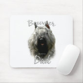 Bouvier des Flandres Vater 2 Mousepad (Mit Mouse)