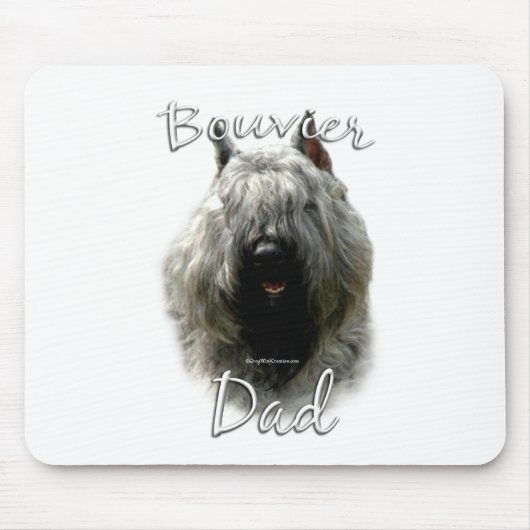Bouvier des Flandres Vater 2 Mousepad (Vorne)