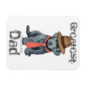Bouvier des Flandres Vater Magnet (Horizontal)