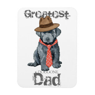 Bouvier des Flandres Vater Magnet