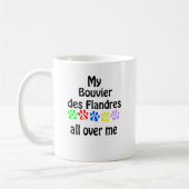 Bouvier des Flandres Walks Design Kaffeetasse (Links)