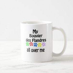 Bouvier des Flandres Walks Design Kaffeetasse