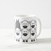 Bouvier in den Schafen Kaffeetasse (VorderseiteRechts)