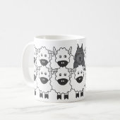 Bouvier in den Schafen Kaffeetasse (Vorderseite Links)