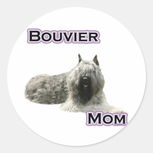 Bouvier Mama 4 - Aufkleber (Vorderseite)