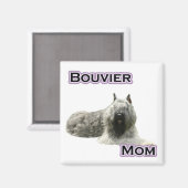 Bouvier Mama 4 - Magnet (Vorderseite/Rückseite)
