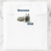 Bouvier Vater 4 - Aufkleber (Tasche)