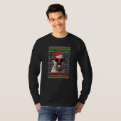 Bouviers Des Flandre Dog Funny Woof Merry Christma T-Shirt (Vorne ganz)