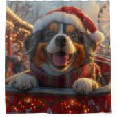 Bouviers des Flandres Dog Roller Untersetzer Weihn Duschvorhang (Vorderseite)