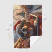 Bouviers des Flandres Dog Roller Untersetzer Weihn Golfhandtuch (Insitu)