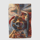 Bouviers des Flandres Dog Roller Untersetzer Weihn Golfhandtuch (Vorderseite)