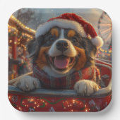 Bouviers des Flandres Dog Roller Untersetzer Weihn Pappteller (Vorderseite)