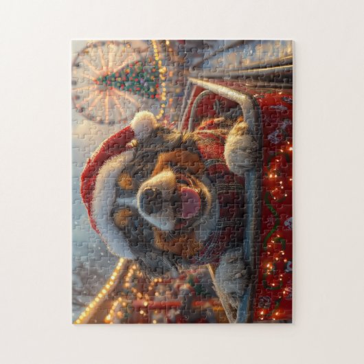 Bouviers des Flandres Dog Roller Untersetzer Weihn Puzzle (Vertikal)