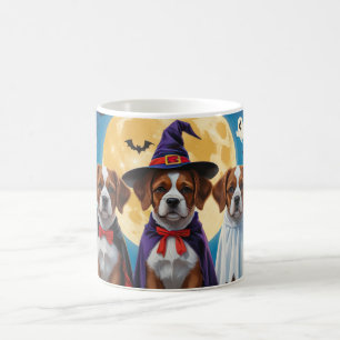 Bouviers Des Flandres Dogs Pumpkin Halloween Funny Kaffeetasse