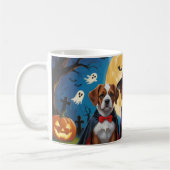 Bouviers Des Flandres Dogs Pumpkin Halloween Funny Kaffeetasse (Links)