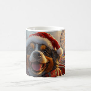 Bouviers des Flandres Hund Achterbahn Weihnachten Kaffeetasse