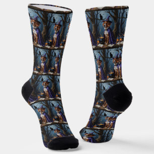 Bouviers des Flandres Launige Halloween-Malerei Socken