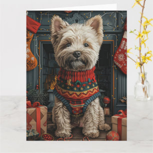 Bouviers Des Flandres Weihnachtsgeschenke Feuerpla Karte