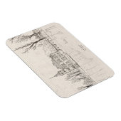 Bouvigne Castle Breda Niederlande Pen Illustration Magnet (Rechte Seite)