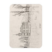 Bouvigne Castle Breda Niederlande Pen Illustration Magnet (Vertikal)