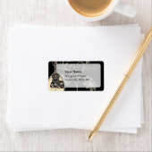 Bouzouki Adressaufkleber (Insitu)