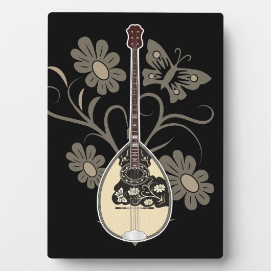 Bouzouki Fotoplatte (Vorderseite)