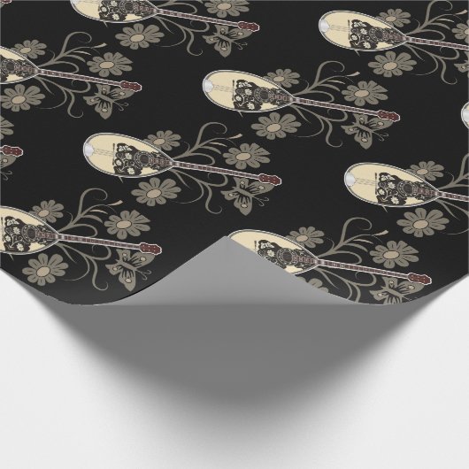 Bouzouki Geschenkpapier (Ecke)