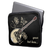 Bouzouki Laptopschutzhülle (Vorderseite Links)