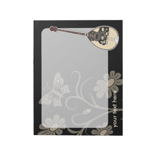 Bouzouki Notizblock (Rotiert)