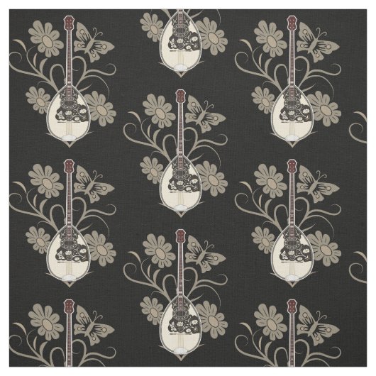 Bouzouki Pattern Stoff (Muster)