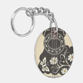 Bouzouki-Schlüsselanhänger Schlüsselanhänger (Vorderseite links)