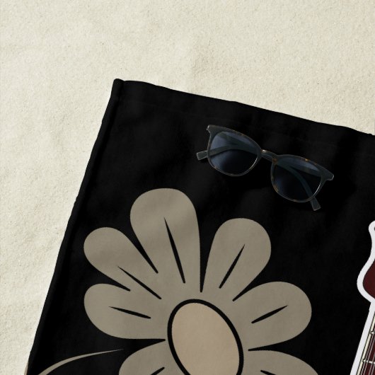 Bouzouki Strandtuch (Beispiel)