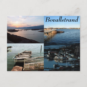 Bovallstrand-4-Bild-Postkarte Postkarte