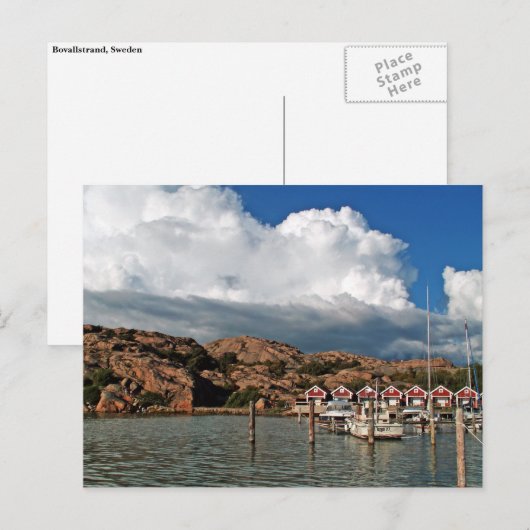 Bovallstrand Postkarte (Vorne/Hinten)
