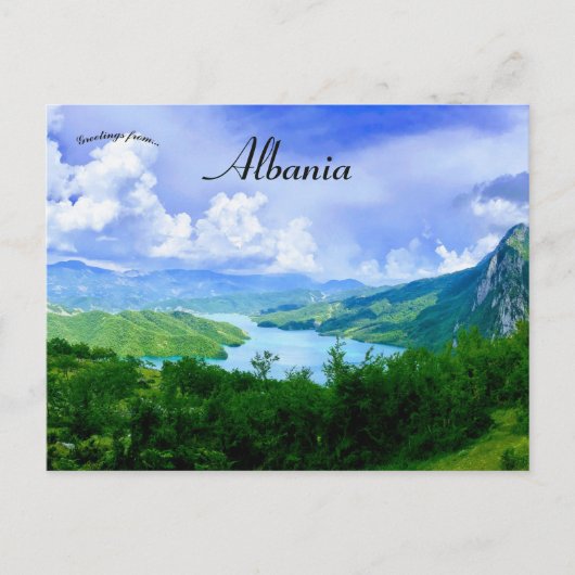 Bovilla Stausee in Albanien Postcard Postkarte (Vorderseite)