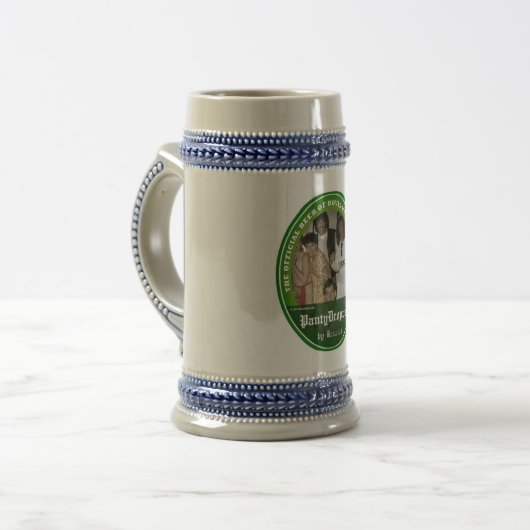 Bovis "Pantydropper" Bier Stein Bierglas (Vorderseite Links)