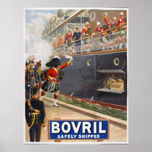 Bovril - Safely Shipped, 1902 Poster (Vorne)