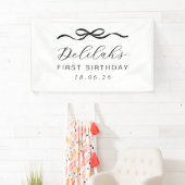 Bow 1. Geburtstag Banner (Insitu)