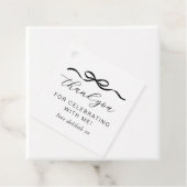 Bow 1. Geburtstag Geschenkanhänger (Beispiel)